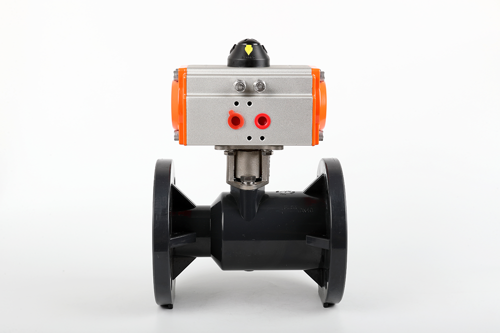 赵县气动法兰一体球阀